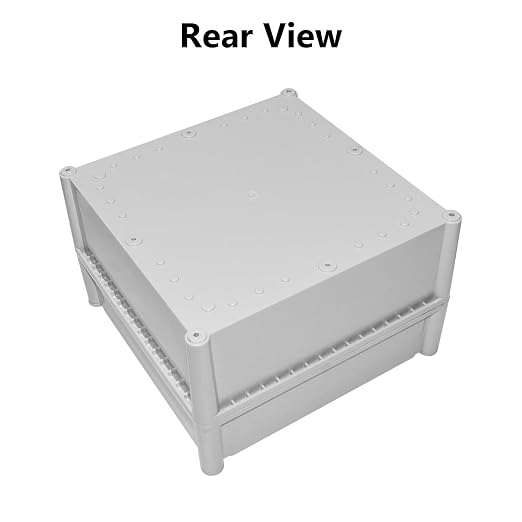LeMotech Waterproof Dustproof IP67 Junction Box DIY Case Enclosure Gray 11 x 11 - Image 5