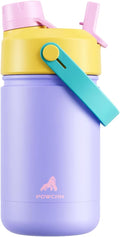 12 oz Stainless Steel Water Bottle by POWCAN