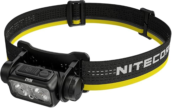 Nitecore NU43 Rechargeable Headlamp, 1400 lumens USB-C Bright Lightweight - Image 2