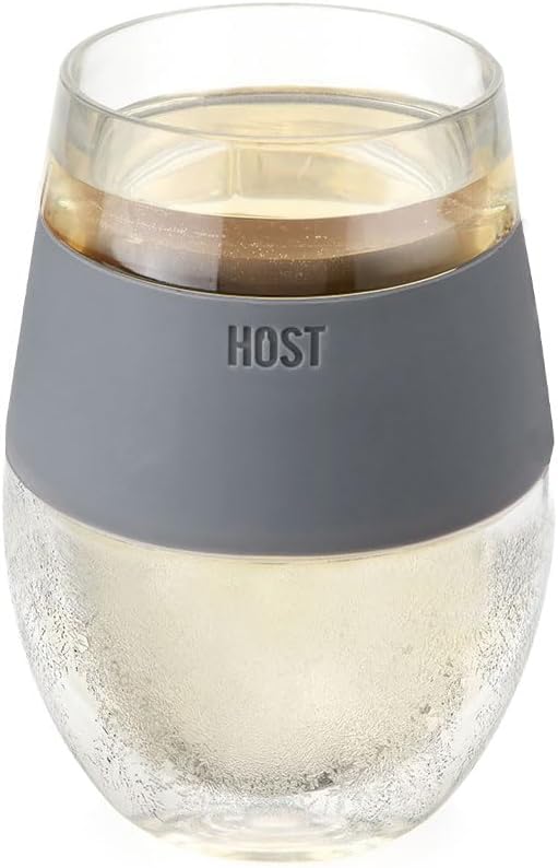 HOST Cooling Cup Plastic Double Wall Insulated Freezable Drink Chilling Tumbler by HOST