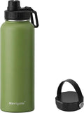 Navigate 40 oz Insulated Stainless Steel Sports Water Bottle by Navigate