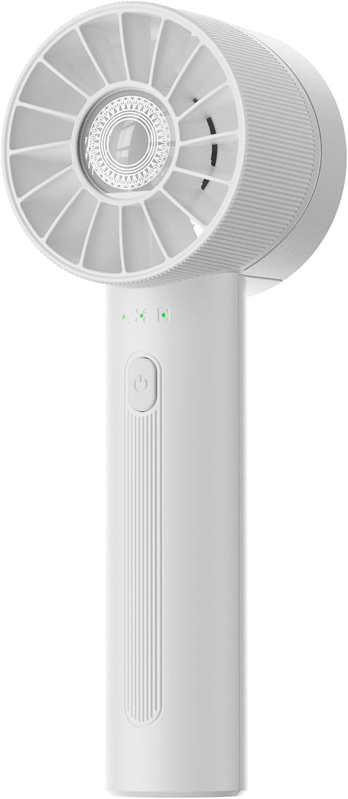Portable Mini Handheld Turbo Fan, 4 Speed High Velocity Personal Cooling Device by Coolwill