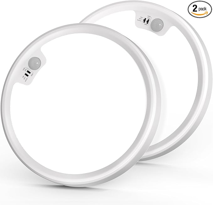 KEPLUG Motion Sensor Light Indoor Wired, 18W/1600LM Flush Mount Lighting Fixture by KEPLUG