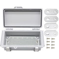 Electrical Waterproof Custom Junction Box, Outdoor Hinged Clear Cover Stainless by AIRTAK