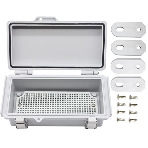 Electrical Waterproof Custom Junction Box, Outdoor Hinged Clear Cover Stainless by AIRTAK