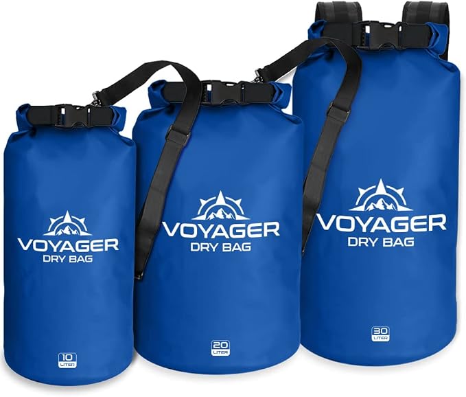 EcoGear FX Heavy Duty Waterproof Dry Bag Voyager Series – Durable Roll Top - Image 2