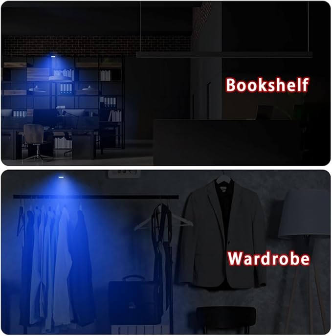 Mini LED Closet Light Wireless Touch Light USB Rechargeable Multi Color Cabinet - Image 6