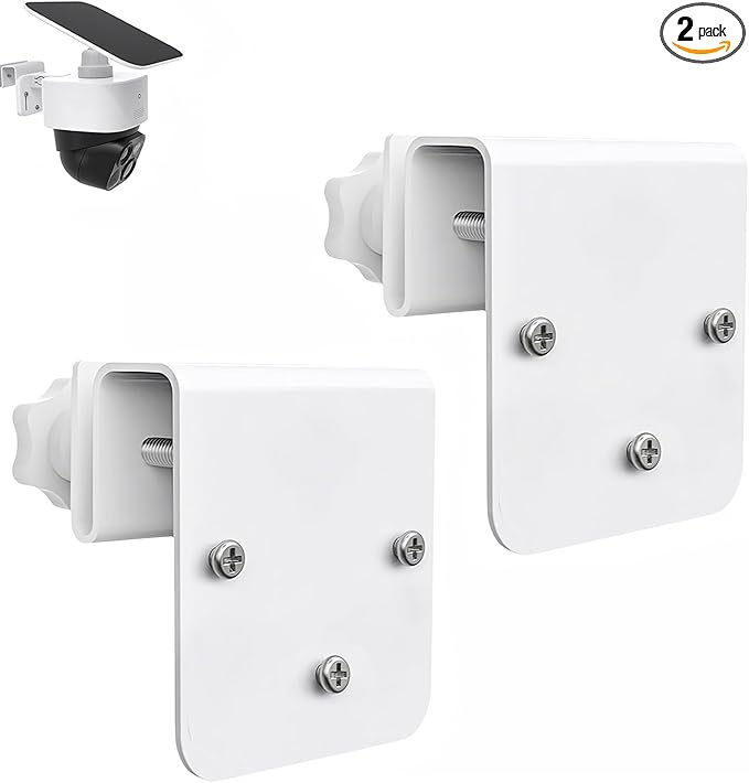 2 Pack Gutter Mount Bracket for Eufy Security SoloCam S340/E30/E42 and 4G LTE by Unknown