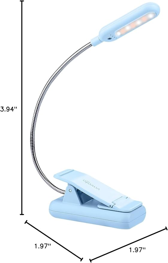 VAVOFO Rechargeable Book Light for Reading in Bed Kids, 7 LED Reading Light - Image 7