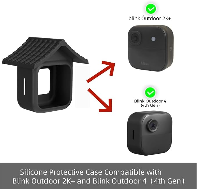 Silicone Case Cover for Blink Outdoor 4, Outdoor 2K + – Weatherproof Protective - Image 3
