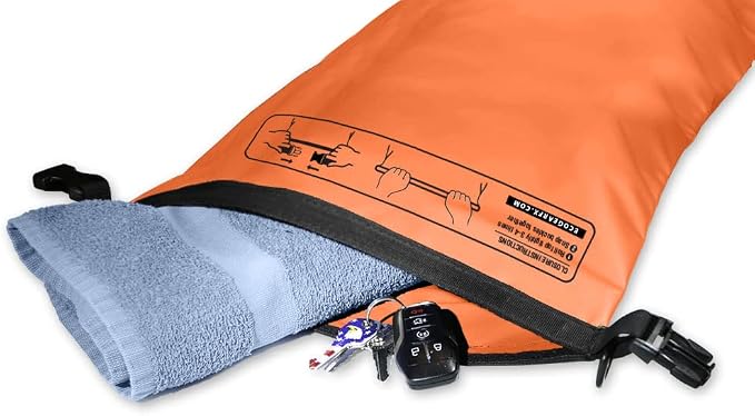 EcoGear FX Heavy Duty Waterproof Dry Bag Voyager Series – Durable Roll Top - Image 3