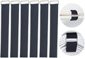 YiwerDer 6Pcs 18" x 2" Nylon Heavy Duty Reusable Hook and Loop Cinch Straps by YiwerDer
