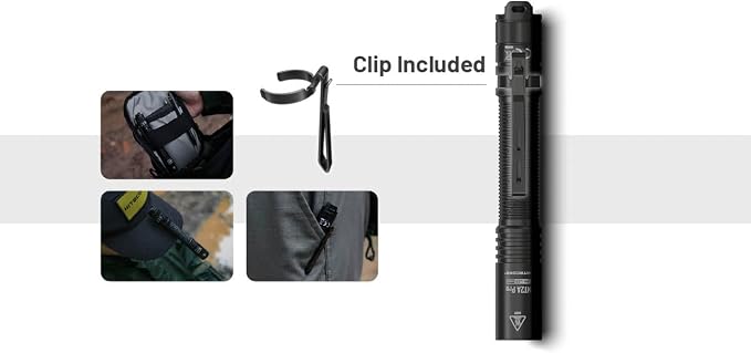 Nitecore MT2A Pro EDC Flashlight, 1000 Lumens, 279 Yard Beam, USB-C Rechargeable - Image 10