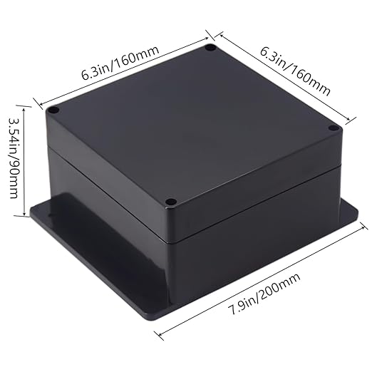 Junction Box IP65 Waterproof ABS Plastic Electrical Project Case Power Junction - Image 2