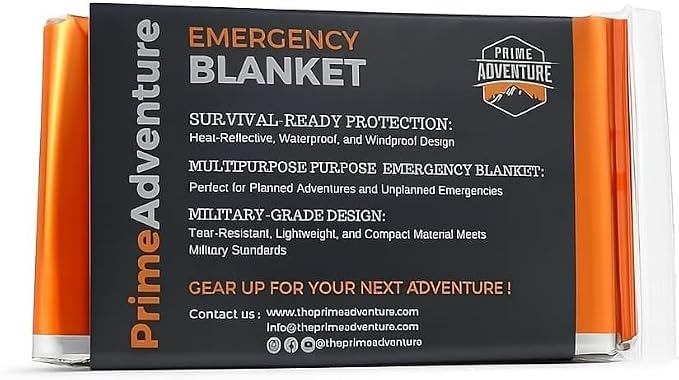 Prime Adventure Emergency Thermal Blanket - Image 4