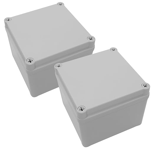 LeMotech Junction Box IP67 Waterproof Dustproof ABS Plastic Project Box by LeMotech