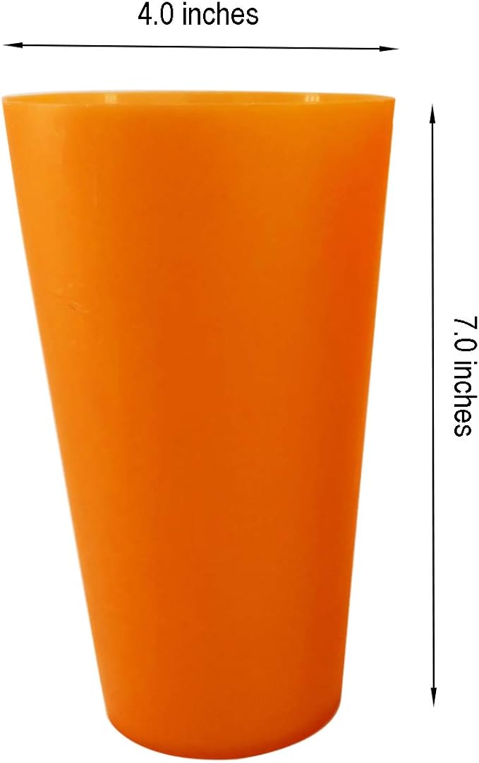 AOYITE Large Plastic Cups Reusable - 32 oz Water Tumblers Unbreakable Drinking - Image 9