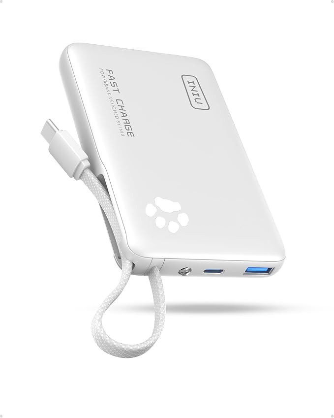 INIU Portable Charger, Slim 45W 10000mAh Power Bank by INIU