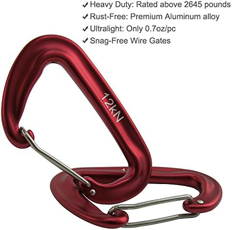 12kN 3.2"x2" Heavy-Duty Carabiner Clips - Image 2