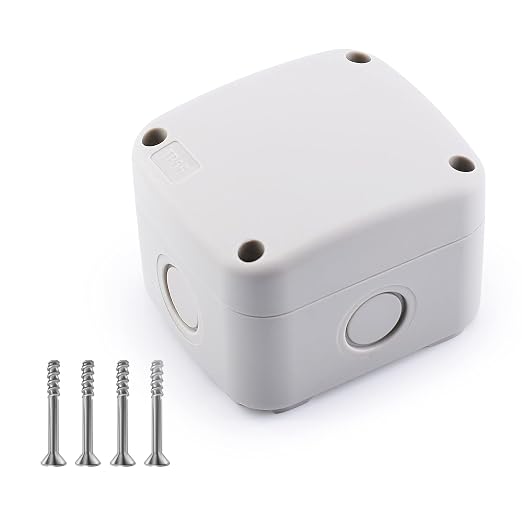Nineleaf Waterproof Junction Box, IP66 Weatherproof Electrical Project Boxes by NineLeaf