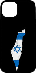 Israel National Flag Distressed Map Case by Unknown
