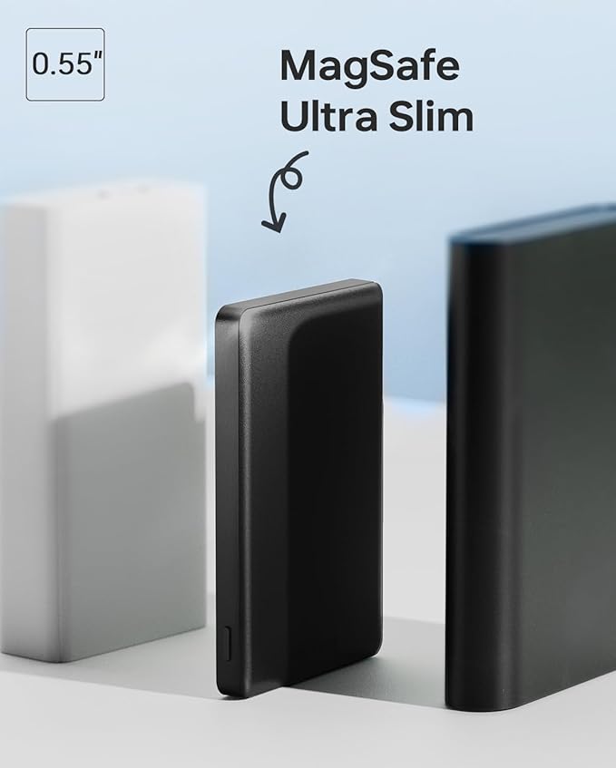 ULiXWH 10, 000mAh for MagSafe Power Bank Ultra Slim, Magnetic Wireless Charger - Image 3