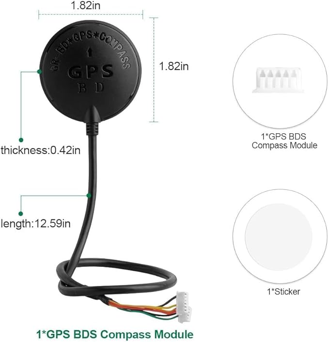 Deegoo-FPV GPS Compass Module+ NEO-M8N+ GPS BDS Module Precision APM Drone - Image 7