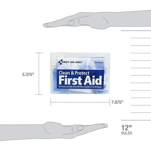 First Aid Only 59695 Clean & Protect Everyday Emergency First Aid Kit - Image 3