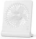 Small Desk Fan, Rechargeable USB Fan Battery Operated, Ultra Quiet, Strong Wind by Tevelecin