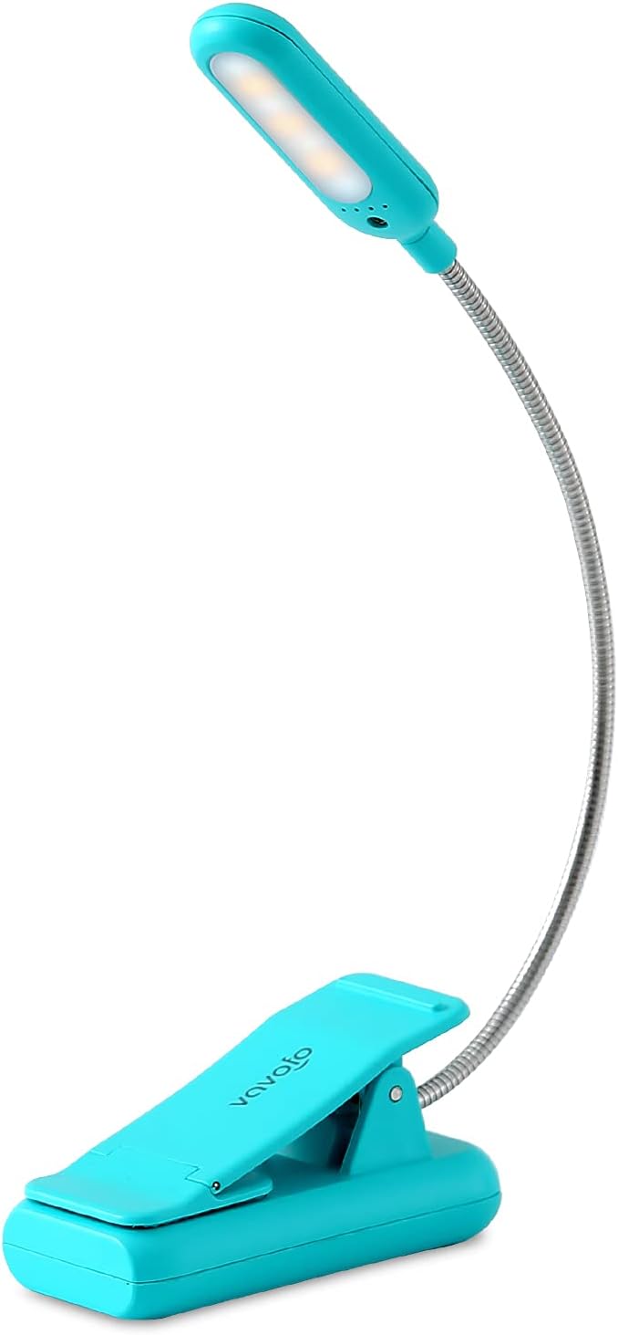 VAVOFO Clip On Book Light for Bed Kids, 7 LED Reading Light by VAVOFO
