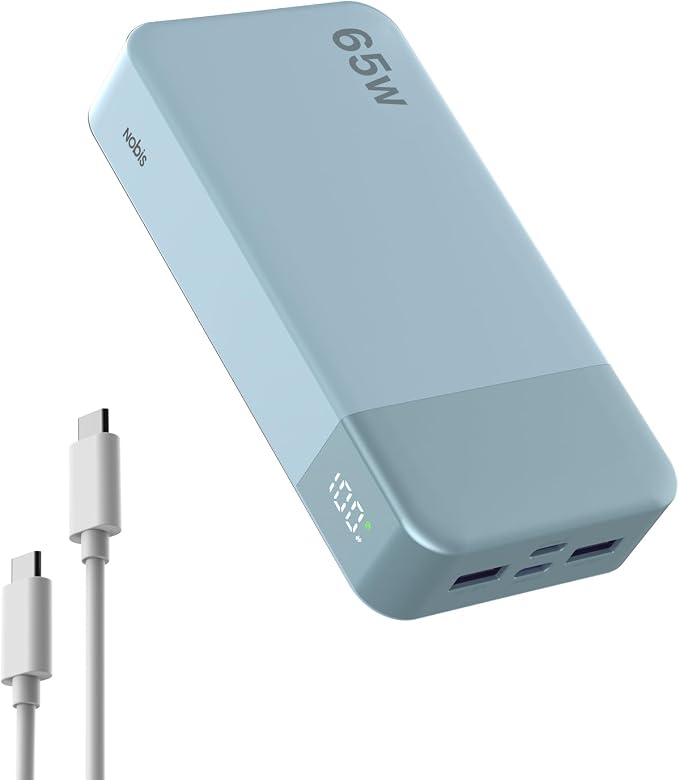 NOBIS Portable Charger, 20000mAh 65W Power Bank by NobisPowerbank