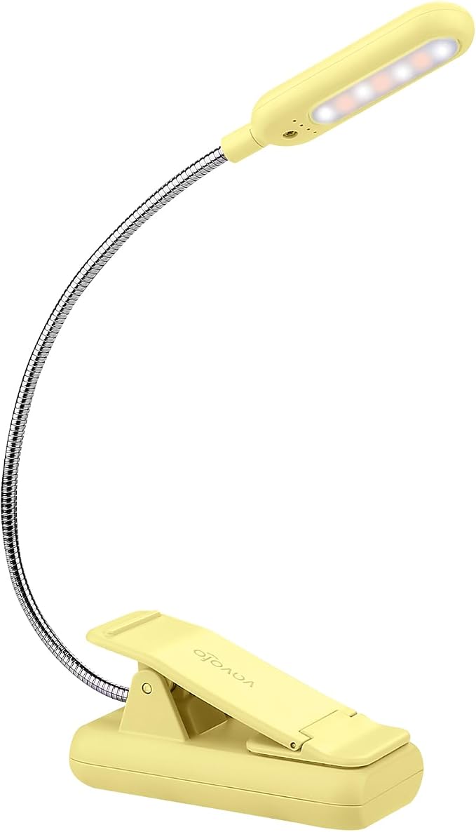 VAVOFO Rechargeable Book Light for Reading in Bed Kids, 7 LED Reading Light by VAVOFO