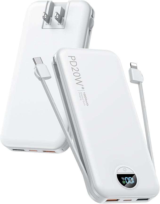 Portable Phone Charger, 10000mAh PD20W Fast Charging Power Bank by CITICR
