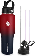 SENDESTAR 32oz Water Bottle Wide Mouth Stainless Steel Vacuum Insulated Double by Sendestar