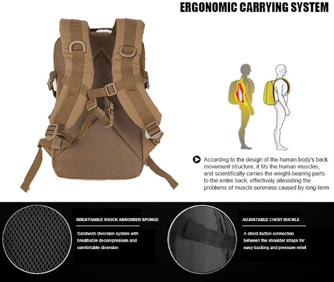 Miramrax 12L Small Backpack Day Pack - Image 7