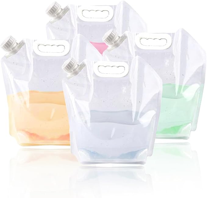 SUPANT Collapsible Emergency Water Jug Container Bag, BPA Free Plastic Water by SUPANT