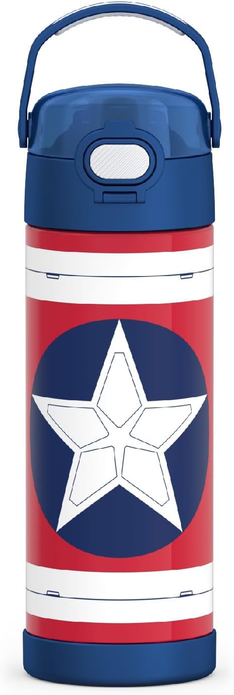 THERMOS FUNTAINER 16 Ounce Stainless Steel Vacuum Insulated Bottle by Thermos