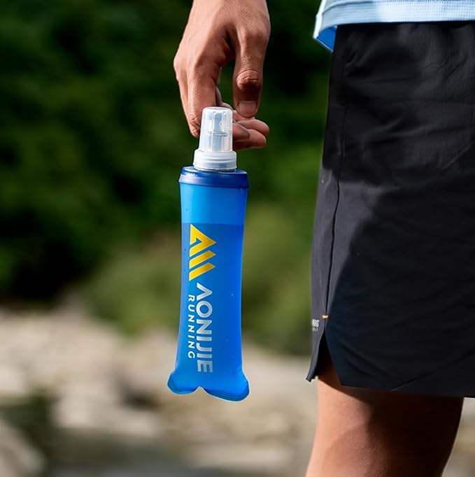 AONIJIE TPU Soft Flask Water Bottle Collapsible Running Flask - Image 6