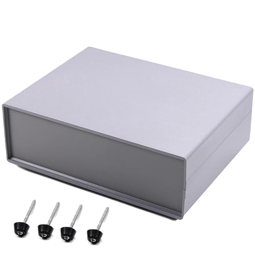 Fielect 6.69" x 5.12" x 2.17" Dustproof Electronic Junction Box Plastic by Fielect
