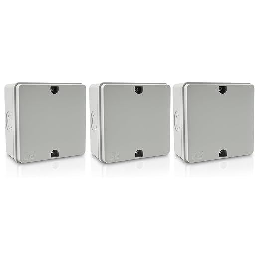 NineLeaf Junction Box, Waterproof Electrical Box IP66 Water Resistant Dustproof by NineLeaf