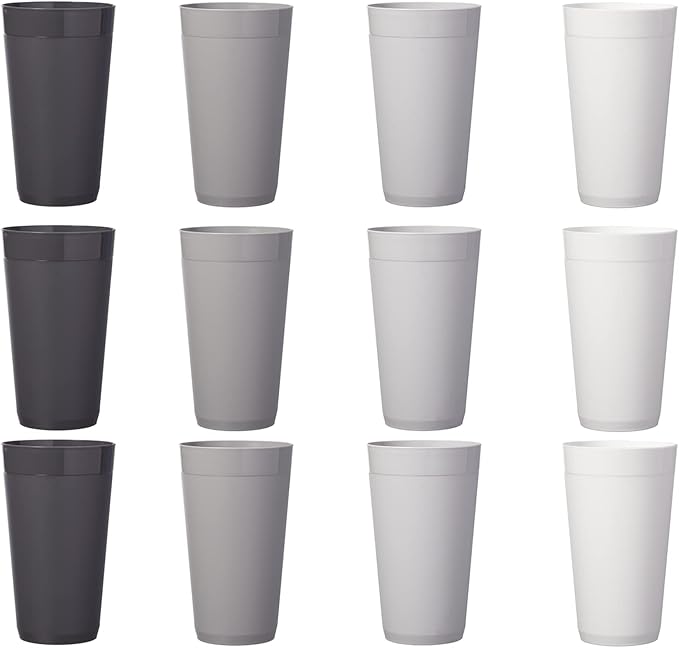 US Acrylic Newport 20 ounce Unbreakable Plastic Stackable Water Tumblers in - Image 7