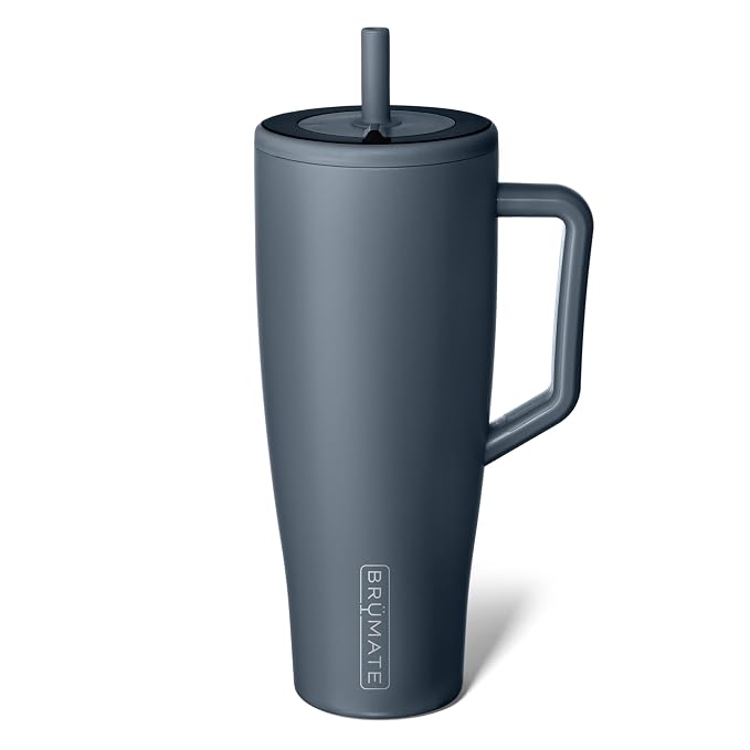 BrüMate Era 40 oz Tumbler with Handle & Straw | 100% Leakproof Insulated Water by Br%C3%BCMate