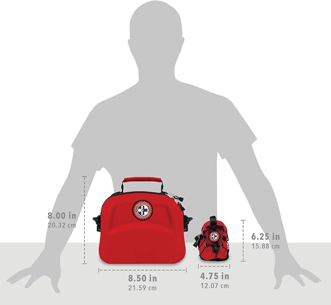 Be Smart Get Prepared 398pc Emergency First Aid Kit + BONUS Mini Kit included - Image 7