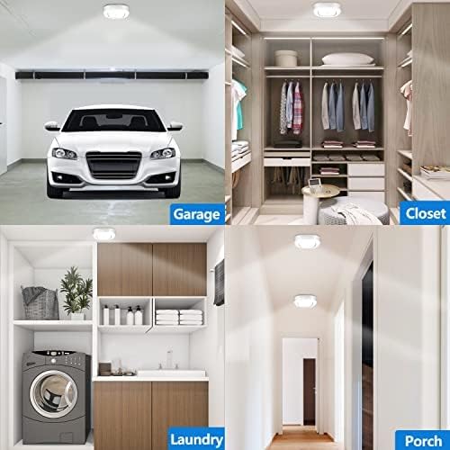 WhitePoplar Closet Light, Battery Operated Ceiling Motion Sensor LED Light - Image 5