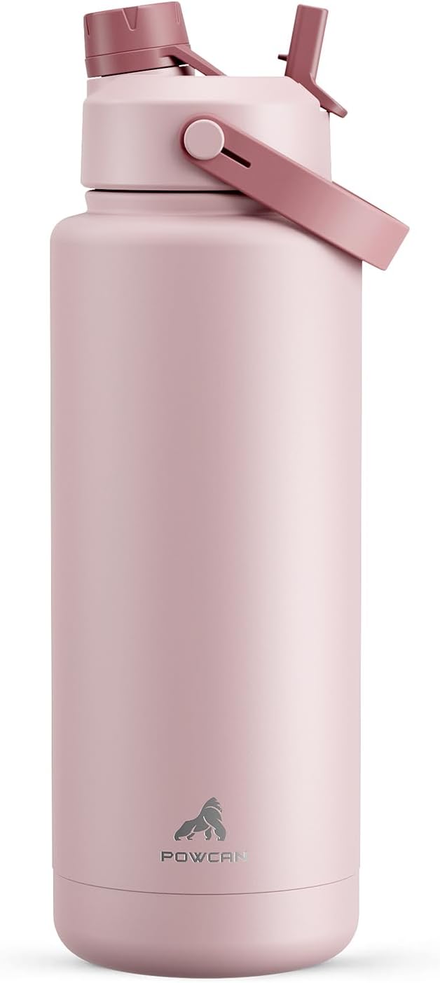 POWCAN 40 oz Insulated Water Bottle by POWCAN