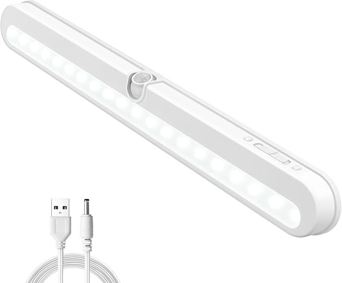 BLS Under Cabinet Lighting, 2200mah Rechargeable Closet Lights Motion Sensored by BLS