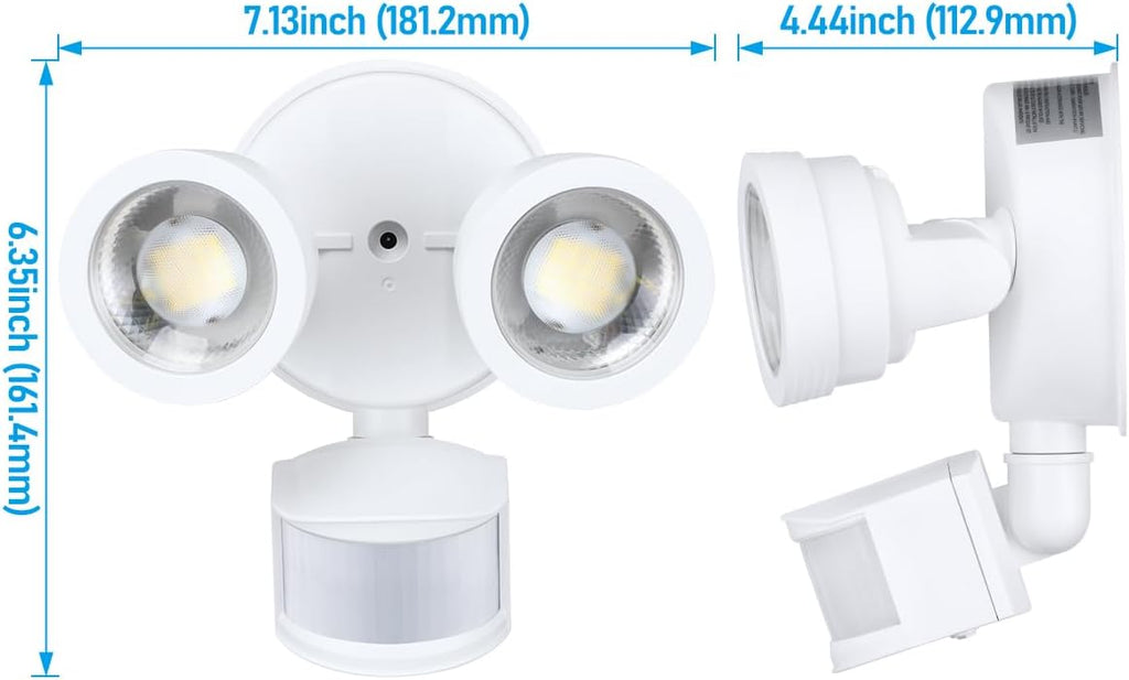 LEONLITE 25W LED Security Light Outdoor Motion Sensor, Motion Flood Lights - Image 8