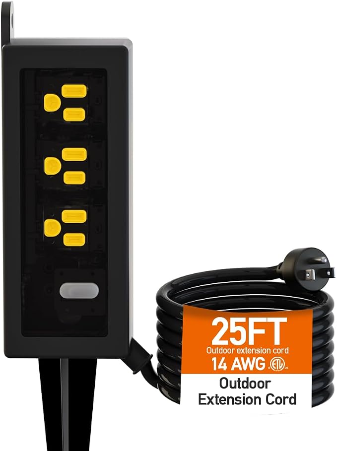 Outdoor Power Strip Weatherproof, ZZJ IP69 Grade Waterproof Surge Protector by ZZJPowerStrip