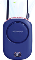 AOCOOLFAN Portable Neck Fan, Mini Small Personal Handheld Fan USB Rechargeable by AOCOOLFAN