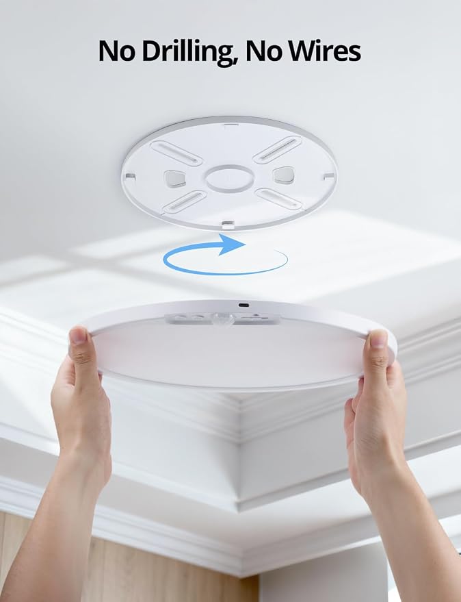 Combuh Rechargeable Battery Operated Ceiling Light - Image 4
